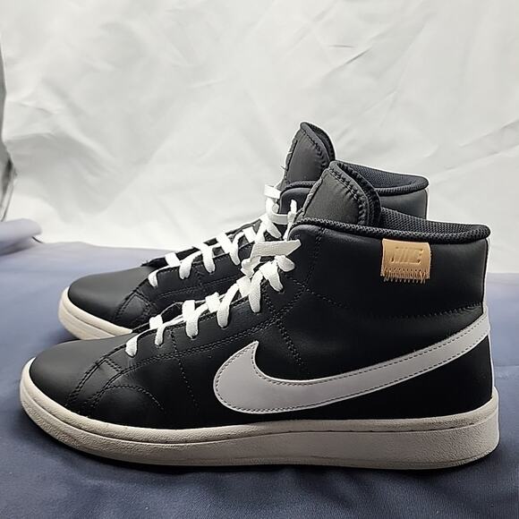 ●NIKE●STYLE : COURT ROYAL 2 MID SNEAKERS IN BLACK ⚫️ IN GUC MENS 11.5 ☆AWESOME☆ - Picture 10 of 16